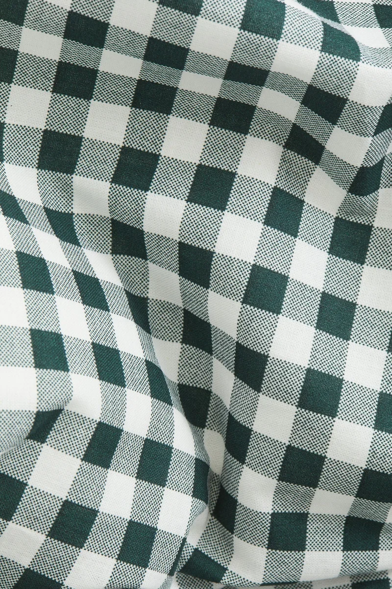 اتش اند ام طقم غطاء لحاف مفرد بتصميم منقوش