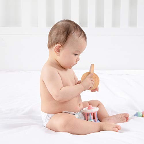 JE JOUE Montessori Materials Wooden Interlocking Discs Toys for Baby - Image 3