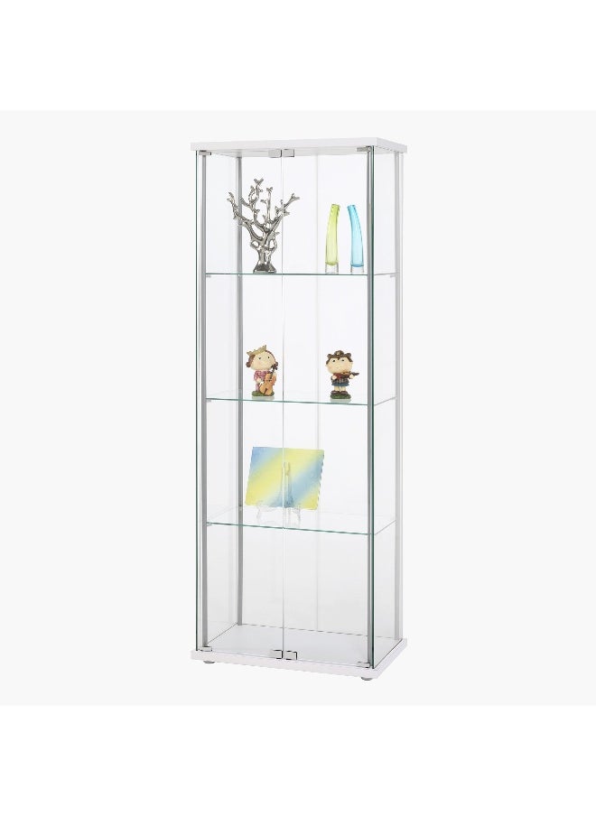 Home Box Dover Curio Cabinet with 2 Doors and 3 Shelf  - Image 2