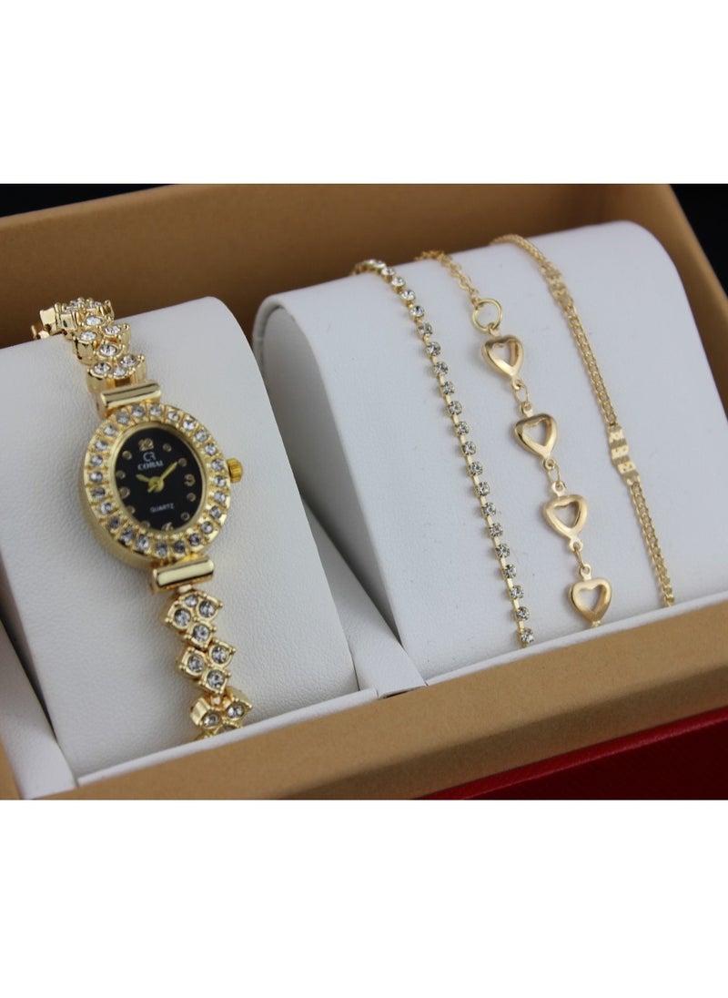 Reclaim with Argireline Women's evening watch set 