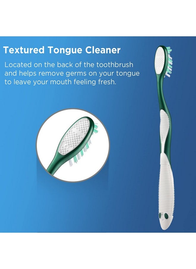 Fremouth Fremouth Extra Firm Toothbrushes for Adults, Extra Hard Bristles, 6 Count  - Image 3