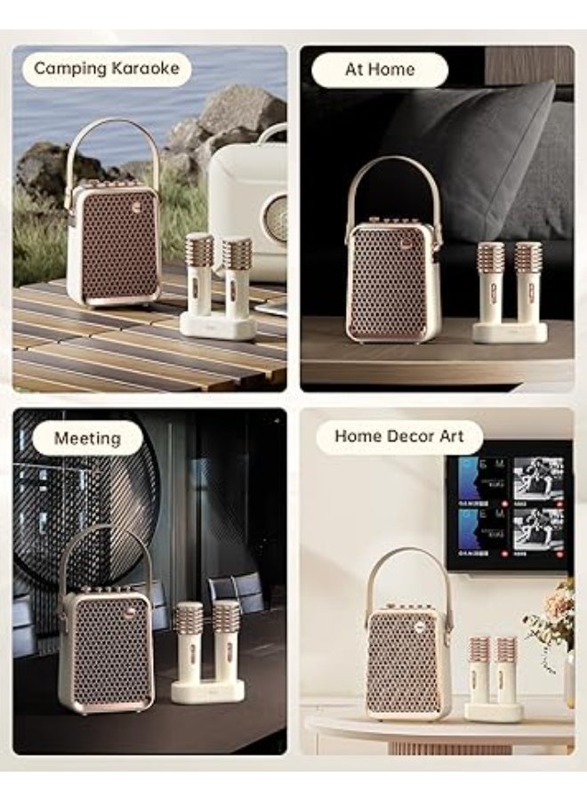 ديفوم سماعة كاريوكي بلوتوث محمولة SongBird HQ 2 (بيضاء) - Image 4