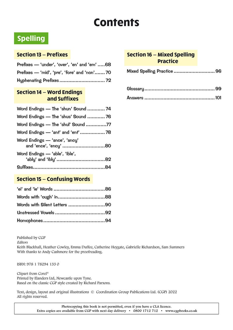 Ks2 English Targeted Question Book Grammar Punctuation And Spelling Year 5 - Image 2