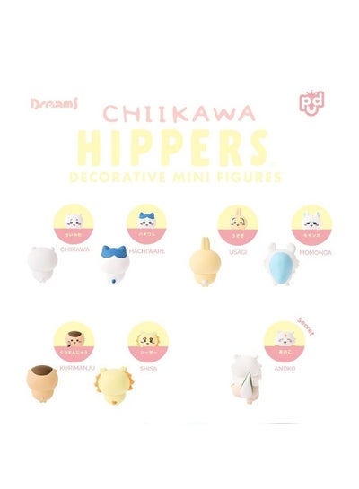 Sonny Angel Chiikawa Hippers Anime Series Decorative Mini Figure Cute Kawaii Laptop Adhesive Screen Attachment Surprise Capsule Pack