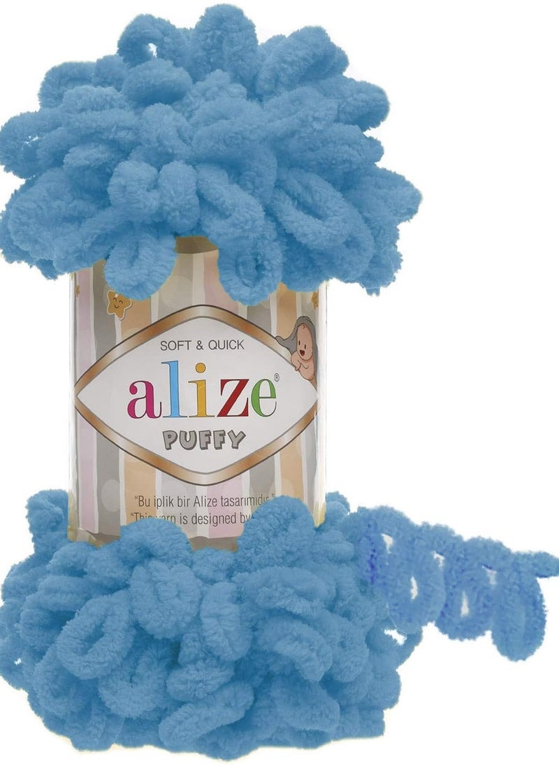 Alize Puffy Hand Knitting Yarn 1PC (Color Sochi Blue no. 16) - pzsku/ZB8D228F0D8C75582D8E0Z/45/_/1720531431/57aaf7f7-adac-4277-bfae-db459c703d8f