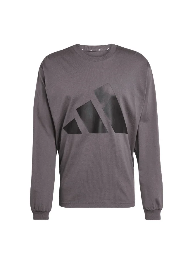 adidas Originals adidas essentials big logo single longsleeve men t-shirt
