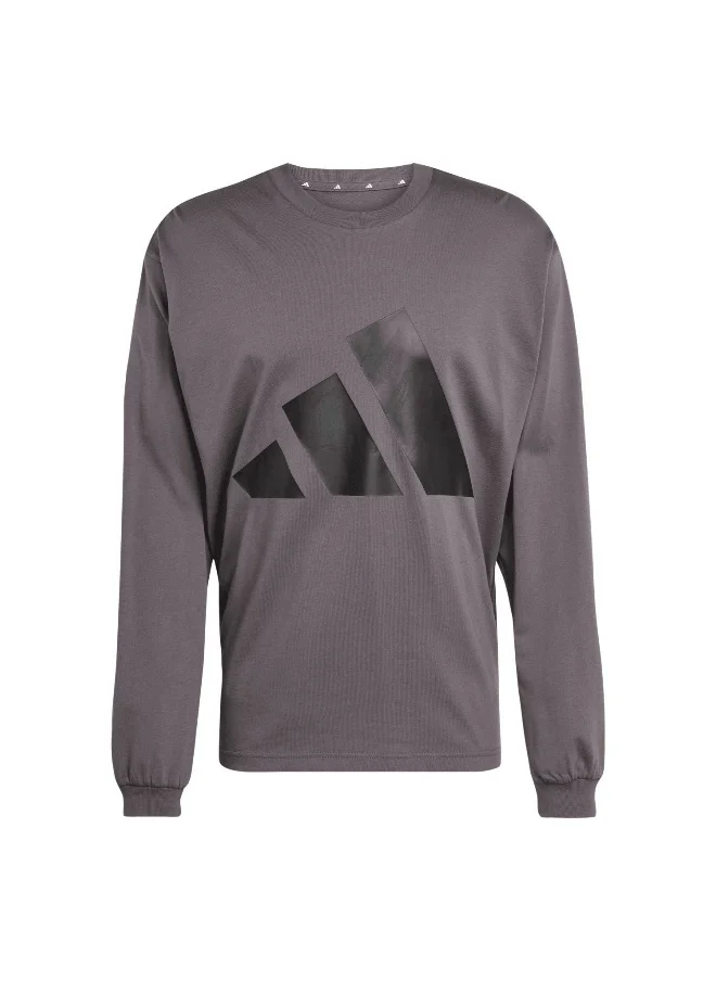 adidas Originals adidas essentials big logo single longsleeve men t-shirt