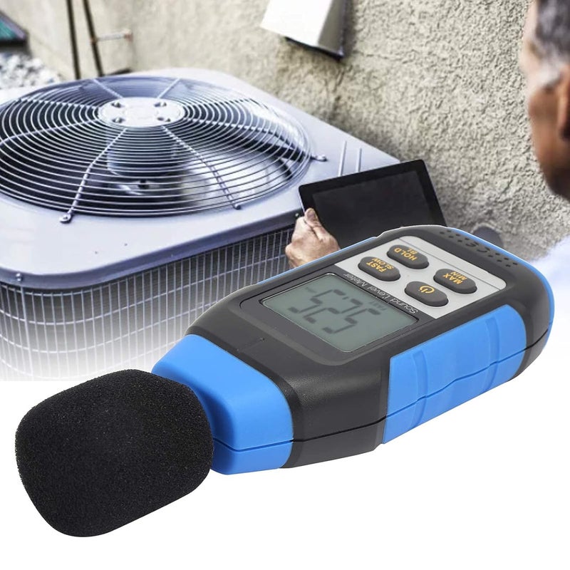 VMS 1 مقياس مستوى الصوت الرقمي المحمول مع إضاءة خلفية للشاشة الكريستالية السائلة للاستخدام في المصانع والمرور والمنزل - Image 3