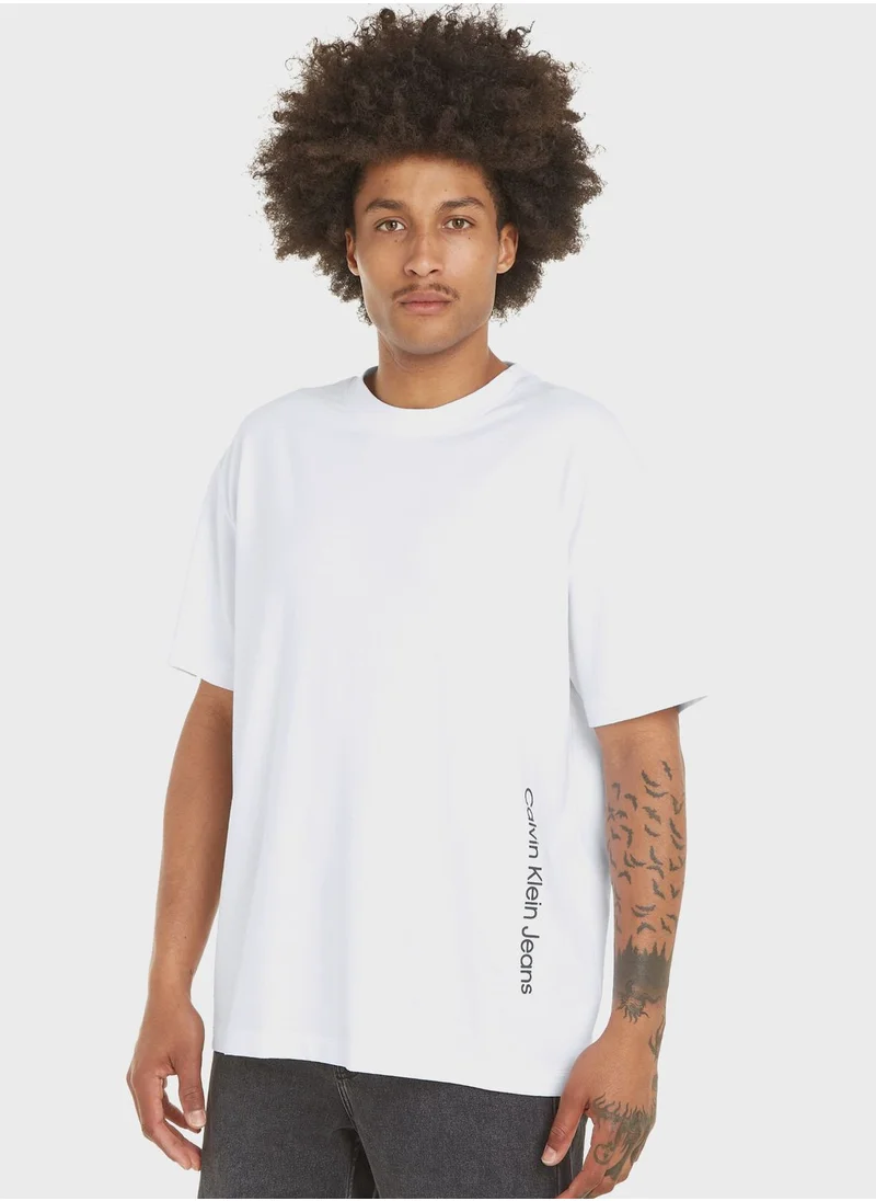 Calvin Klein Jeans Logo Crew Neck T-Shirt