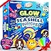 Nicmore Kids Sea Shell Art Crafts Glow in The Darkness Painting Kits Crafts for Age 46 48 812 Gift for Boys Girls Art Supplies Activities Toy Gifts for 3 4 5 6 7 8 9 10 11 12 Year Old - Image 3