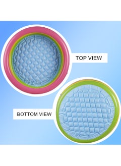 Generic Round Inflatable Swimming Pool Kiddie Pool Blow Up Swimming Pool for Kids Toddler Bathing Tub Portable & Foldable (86x25 CM)  - Image 3