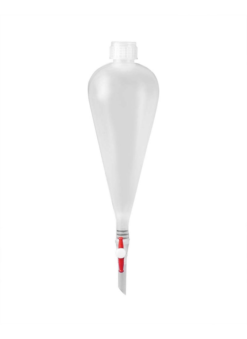 AANIJ AANIJ Polypropylene made Plastic Pear Shaped Plastic Separatory Funnels 500 ml Pack of 1 