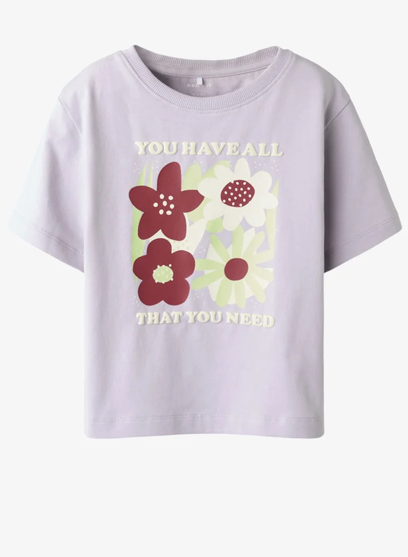 Name It Kids 2 Pack Of Printed Crew Neck T-Shirt