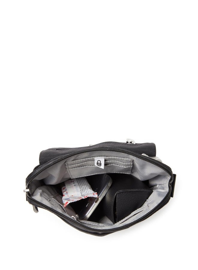 Baggallini Lets Escape Crossbody Bag for Women - 8.75 x 8 inch Medium Travel Handbag w/RFID card slots & Quick Access Pocket - Image 4