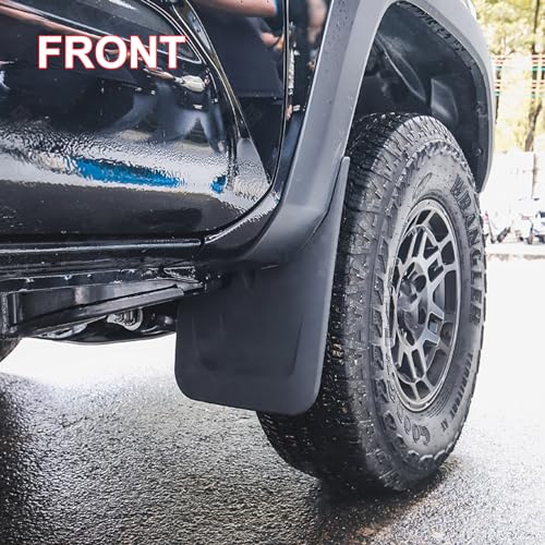 Kinwrdsn Mud Guard Mud Flaps Guards Splash All Weather Guard Mud for 2016-2023 Toyota Tacoma Mudguards Mudflaps Guards Front & Rear Set of 4 - Image 3