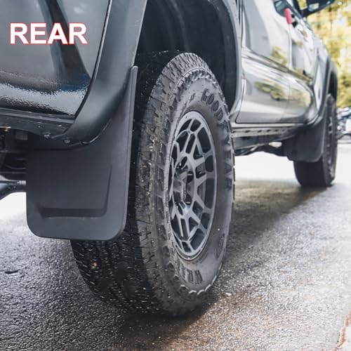 Kinwrdsn Mud Guard Mud Flaps Guards Splash All Weather Guard Mud for 2016-2023 Toyota Tacoma Mudguards Mudflaps Guards Front & Rear Set of 4 - Image 4