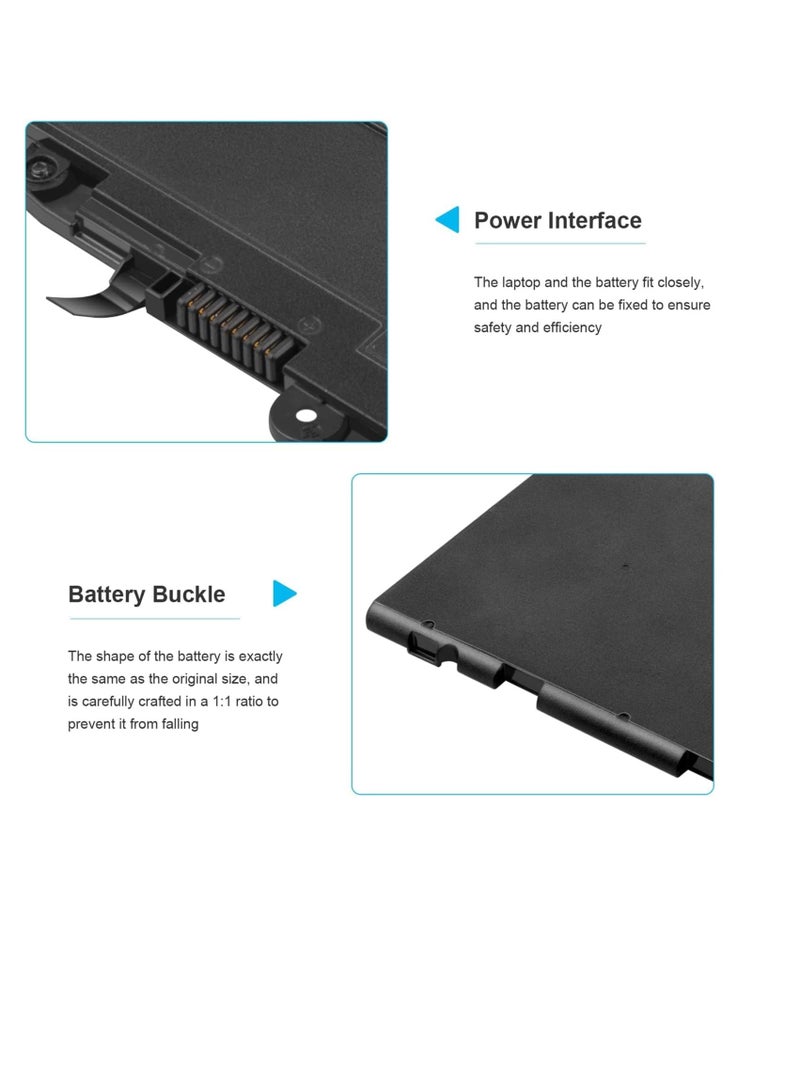 SN03XL ST03XL 11.4V 44Wh New Laptop Battery Compatible for HP EliteBook 820 G3 EliteBook 820 G4 EliteBook 725 G3 EliteBook 725 G4 Series - Image 4