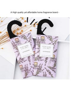 KASTWAVE Lavender Hanging Sachet Closet Deodorizer 1 Pack 12 Pcs Scent Sachet Drawer Freshener Closet Air Freshener Scented Deodorizer Freshener for Home Car Long Lasting Scented Sachets Smell Goods  - Image 5