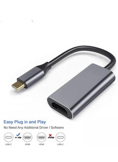 ماركة غير محددة كابل محول USB C إلى HDMI متوافق مع نوع C إلى HD 4K USB 3.1 HDTV كابل محول لأجهزة الكمبيوتر المحمولة  - Image 2