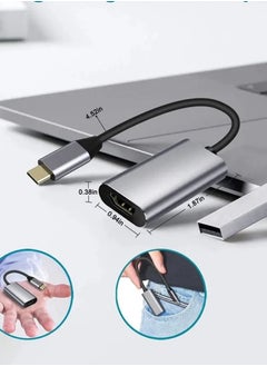 ماركة غير محددة كابل محول USB C إلى HDMI متوافق مع نوع C إلى HD 4K USB 3.1 HDTV كابل محول لأجهزة الكمبيوتر المحمولة  - Image 3