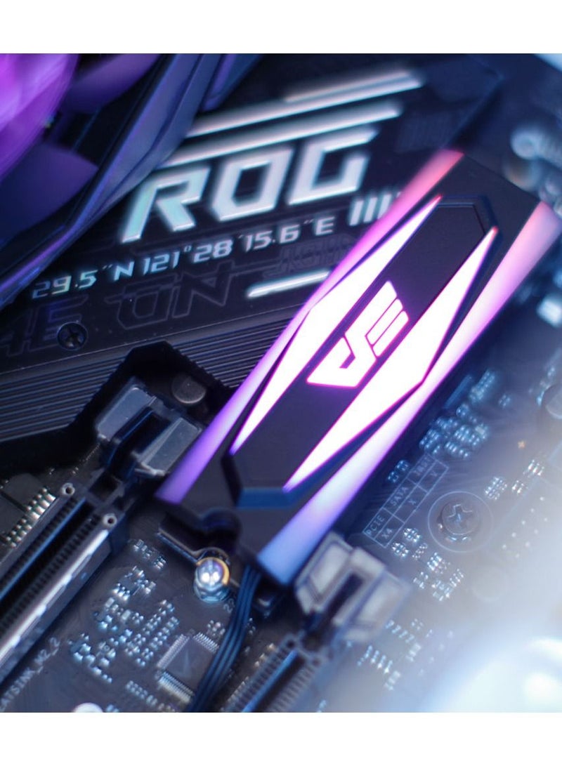 دارك فلاش DarkFlash DM2 RGB M.2 2280.0 تحديث موزع حراري SSD بالوعة الحرارة ARGB - Image 3