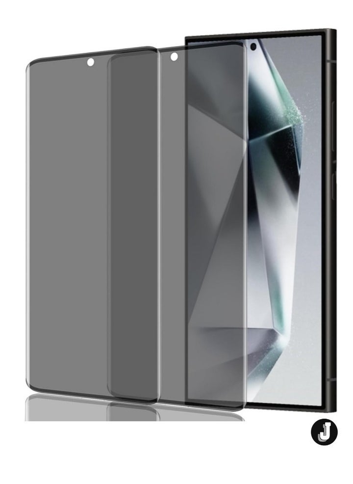 JAJEEK "2024 Samsung Galaxy S24 Ultra Privacy Screen Protector – [Pack of 2] Anti-Spy Tempered Glass, 9H Hardness, Bubble-Free, Privacy Protection" - Image 1
