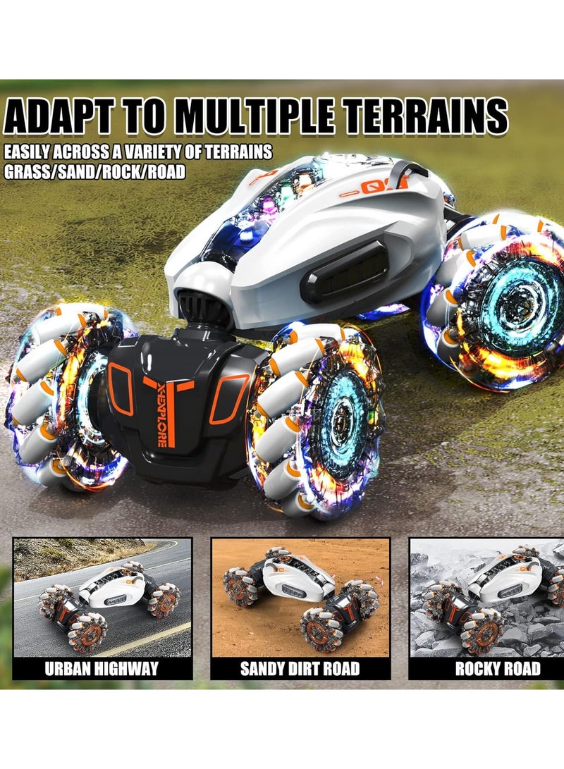 Loquat RC Car for Kids 6 to 12 Years, Hand Controlled Light Car Toy for Kids, Double-sided with 360° Rotating Gesture Sensor for Boys and Girls - Image 5