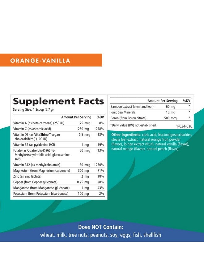 Pure Essence Labs Ionic Fizz Magnesium Plus, Anti-Stress Supplement Drink Powder, Gluten Free and Non-GMO Magnesium Powder (Orange Vanilla, 12.06 Ounce (Pack of 1)) - Image 5