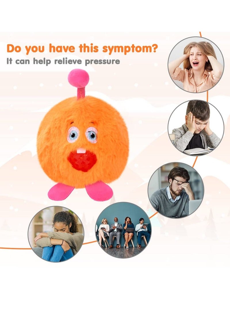 Generic - Stress Balls for Kids Fidget Toys Stress Ball Sensory Toys Soft Fidget Stress Ball Hand Therapy Squeeze Exercise Stress Balls Colorful Fidget Toy for Arthritis Hand Finger ADHD Anxiety Orange - Image 1