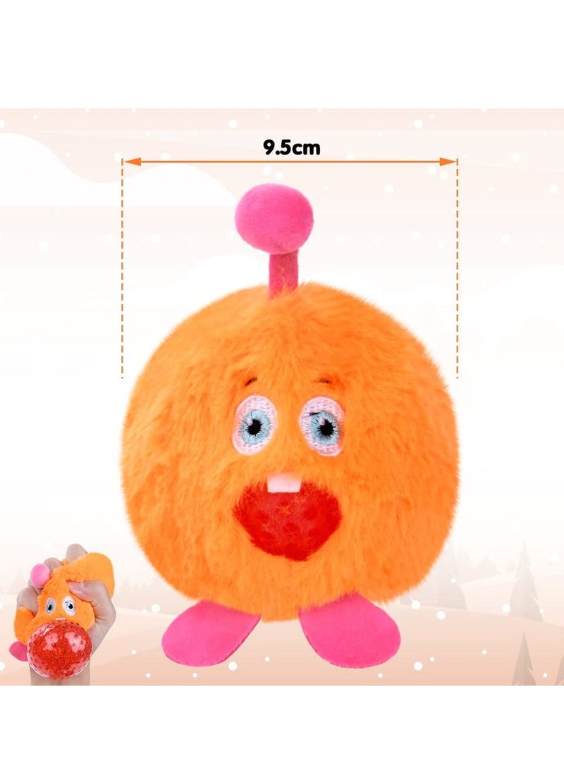 Generic - Stress Balls for Kids Fidget Toys Stress Ball Sensory Toys Soft Fidget Stress Ball Hand Therapy Squeeze Exercise Stress Balls Colorful Fidget Toy for Arthritis Hand Finger ADHD Anxiety Orange - Image 1