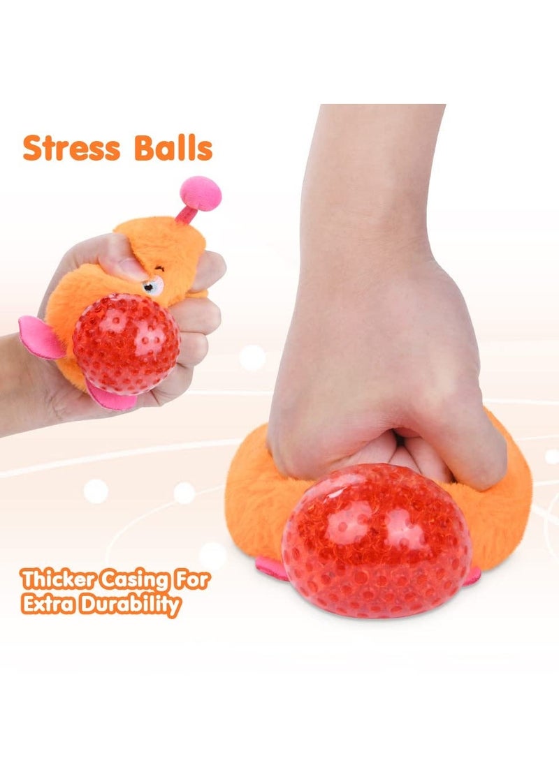 Generic - Stress Balls for Kids Fidget Toys Stress Ball Sensory Toys Soft Fidget Stress Ball Hand Therapy Squeeze Exercise Stress Balls Colorful Fidget Toy for Arthritis Hand Finger ADHD Anxiety Orange - Image 1