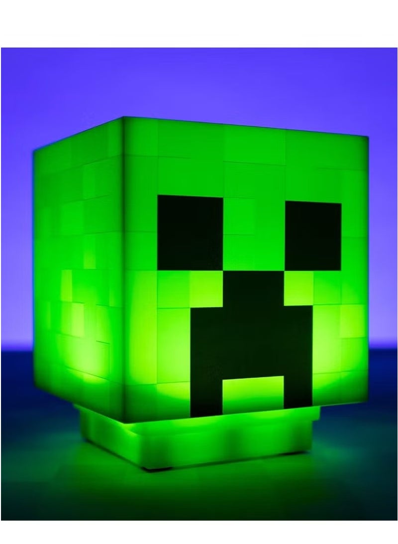 الضفدع الحقيقي مصباح ليلي على شكل مربع من ماين كرافت كريبر، هدية ديكور منزلي للأطفال - Image 2