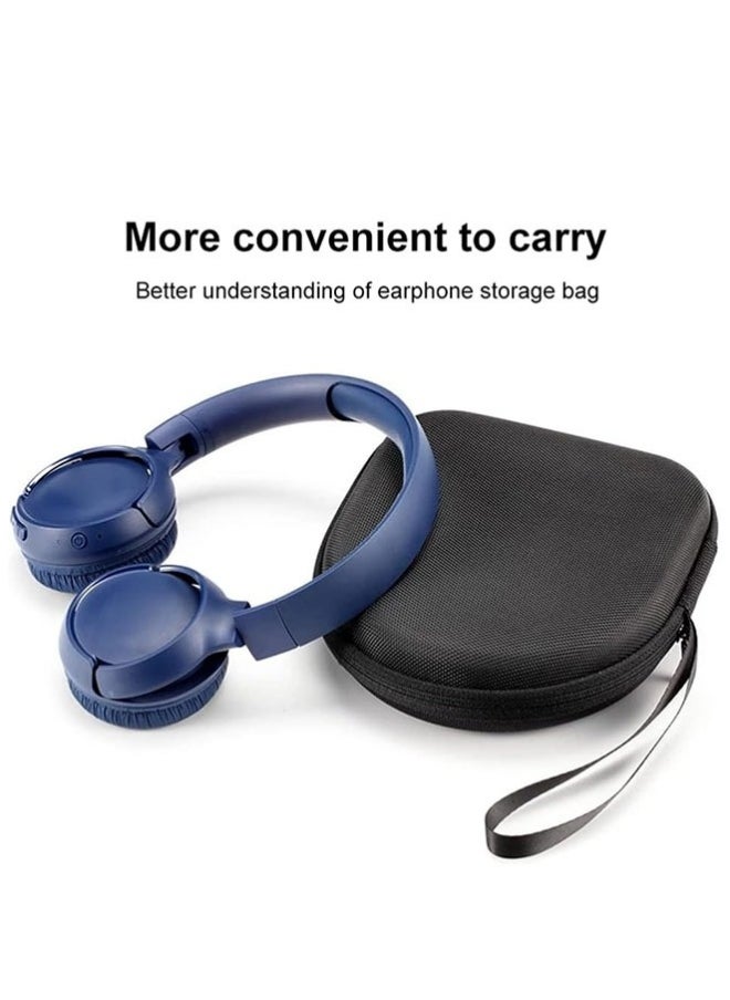 NIBEMINENT - Headphone Case for JBL Tune 510BT, Hard Shell Shockproof Storage Bag Travel Carrying Case (Black) - Image 1