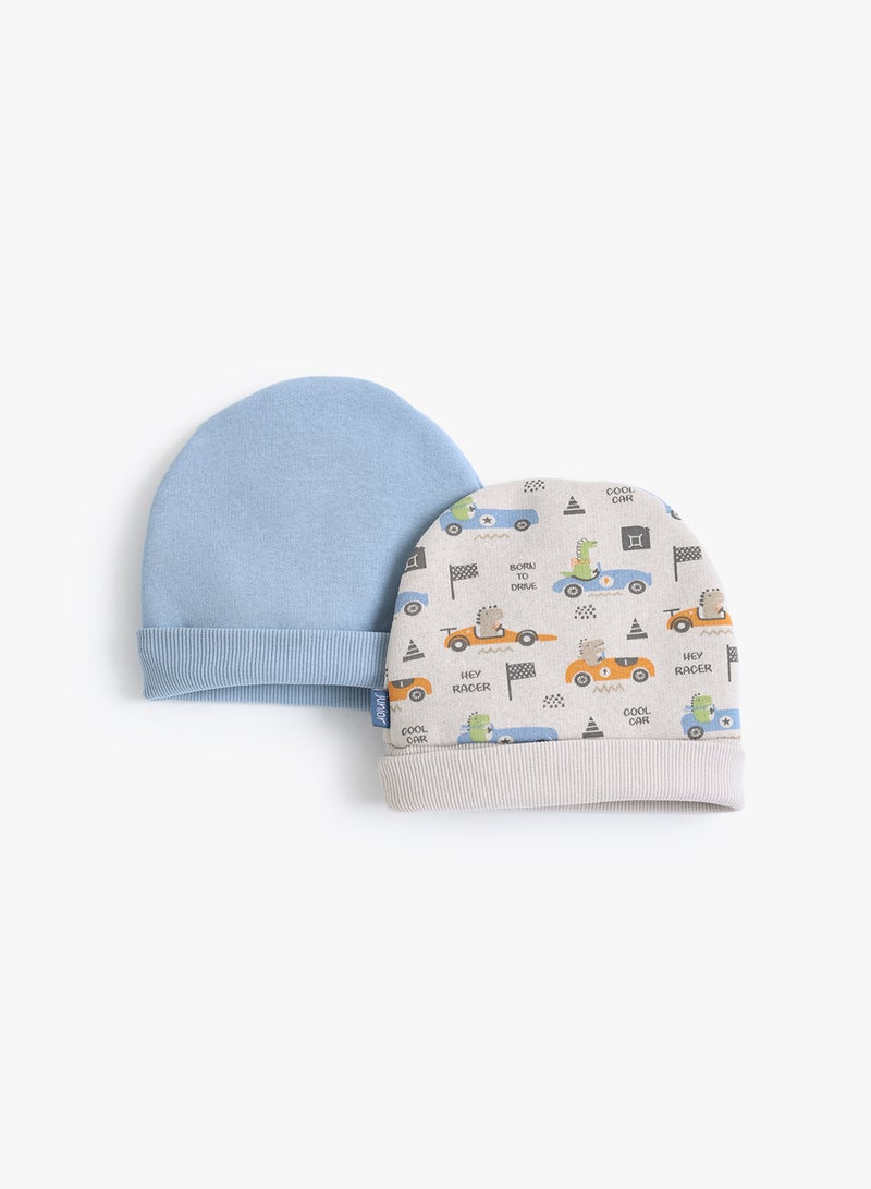 Baby Boys Hey Racer Cap Pack Of 2
