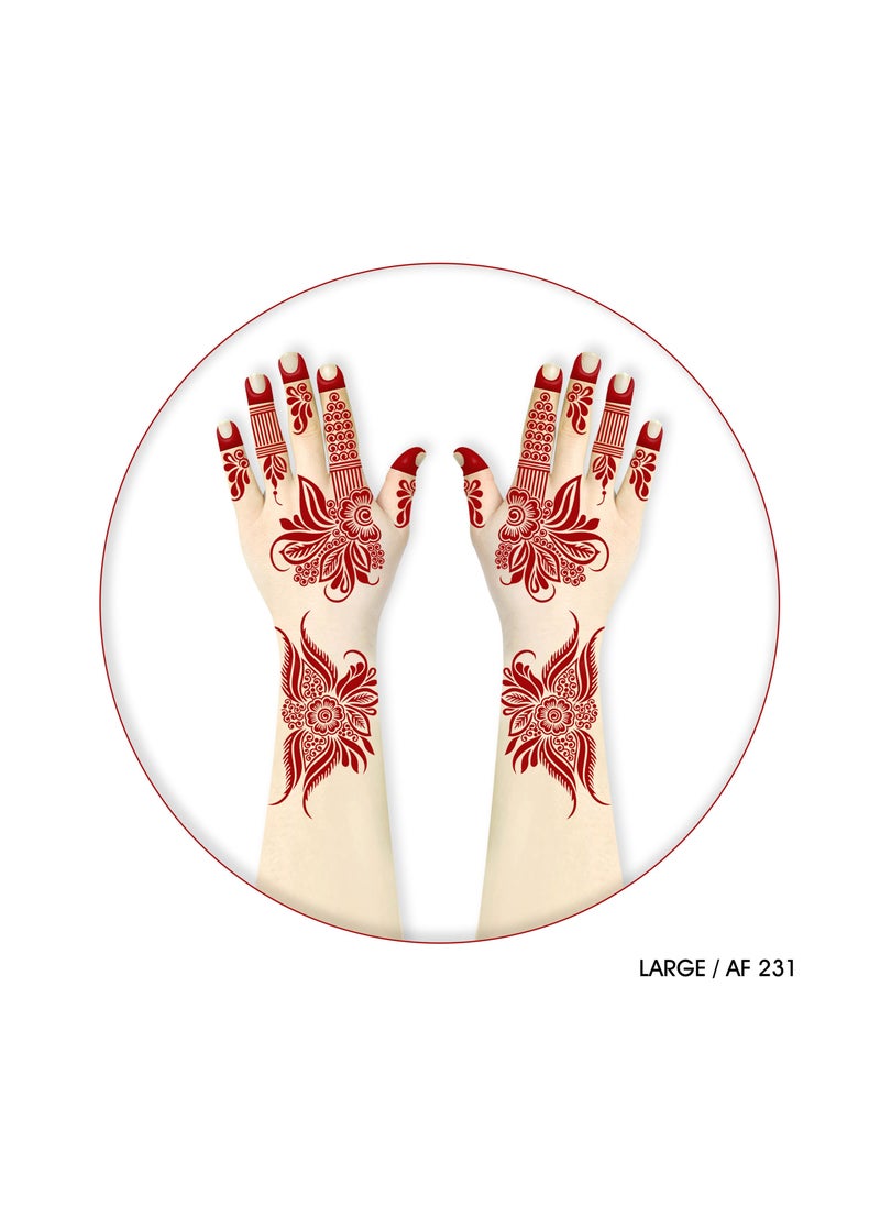 MAJARAT HENNA DESIGN STICKER FOR ADULT - MJ 231 - pzsku/ZB8D34114C1087BE452AFZ/45/_/1680961590/885c5527-2cff-4d95-a90c-5e88cbd0ed32