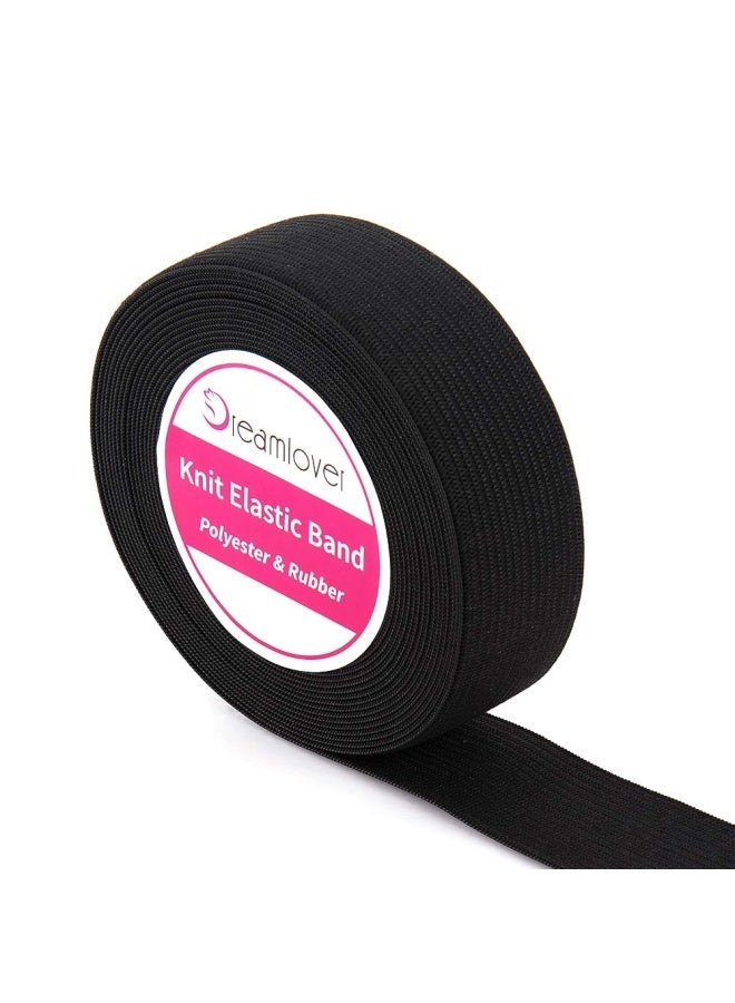 ELASTIC BAND FOR WIG WIG BAND FOR LAYING EDGES LACE MELTING BAND BLACK ELASTIC BAND FOR SEWING 1 INCH X 6 YARD