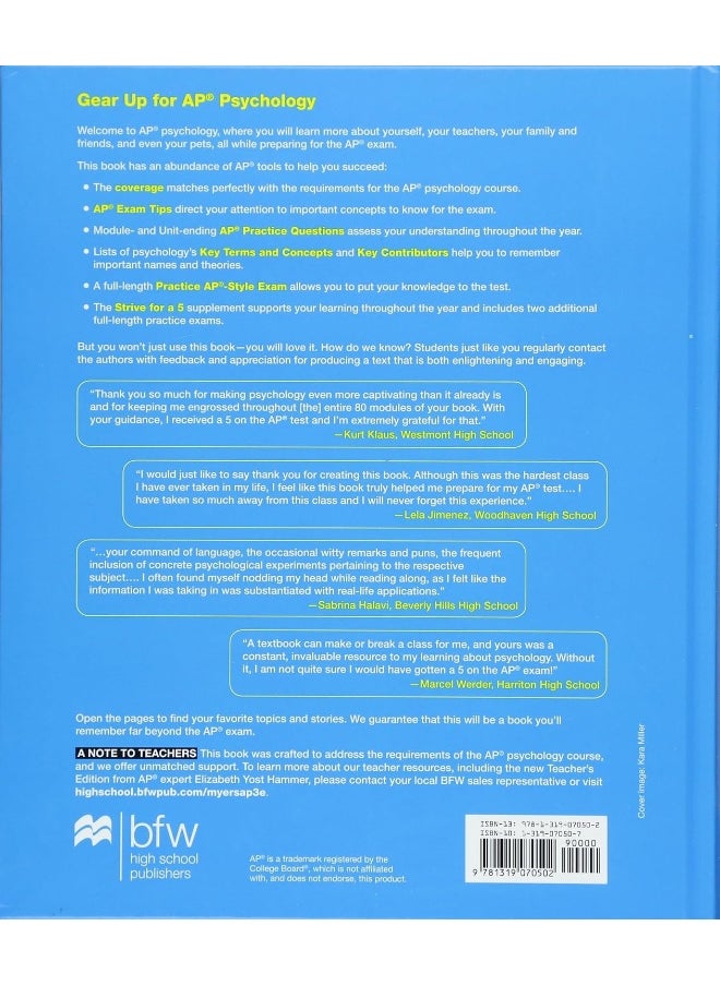 Myers' Psychology for AP - pzsku/ZB8D34D84A6E97D4ECD2FZ/45/_/1737979530/601949d6-6031-47dc-8a9b-c470eb36196c