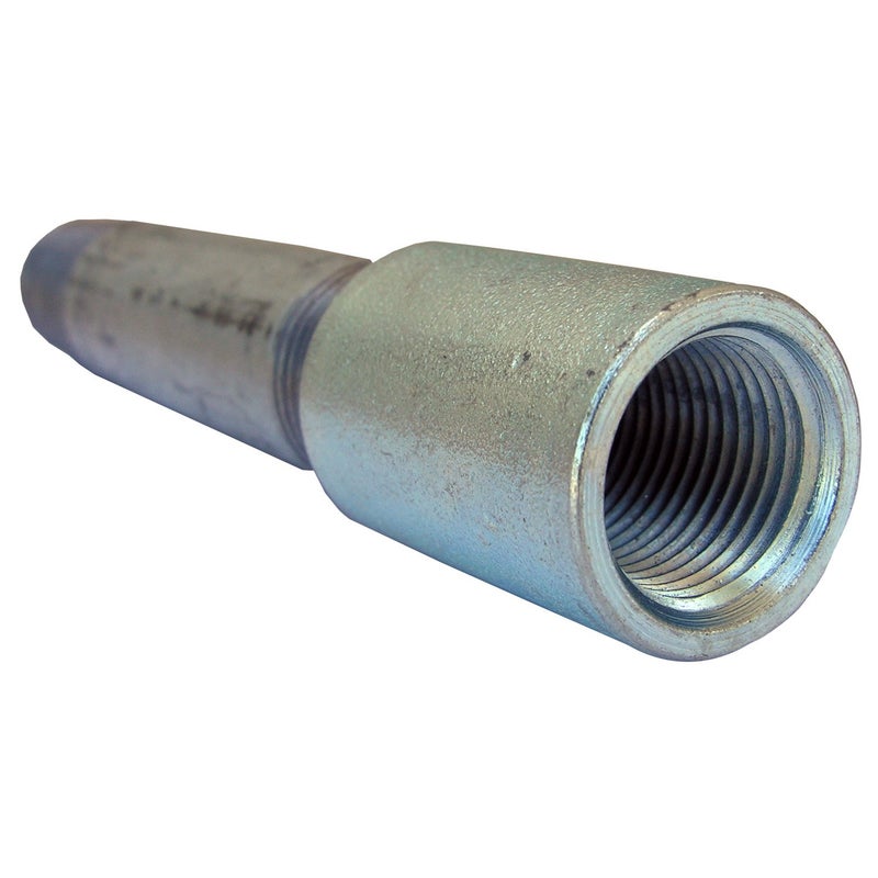 LASCO 280519 Galvanized Nipple and Coupling with Right and Left Hand Thread 1Inch x 4Inch