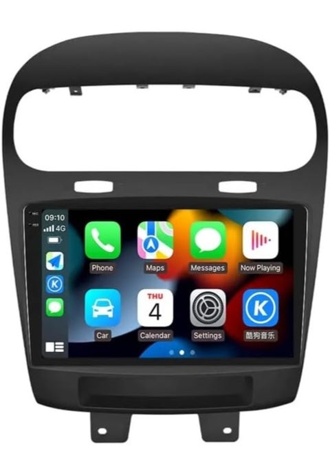 Android Car Stereo For Dodge Journey 2012-2020 Support Apple Carplay Android Auto Wireless QLED 4GB RAM Fast Interface Quick Boot AHD Camera Included SIM Card Support Bluetooth USB Video Audio DSP