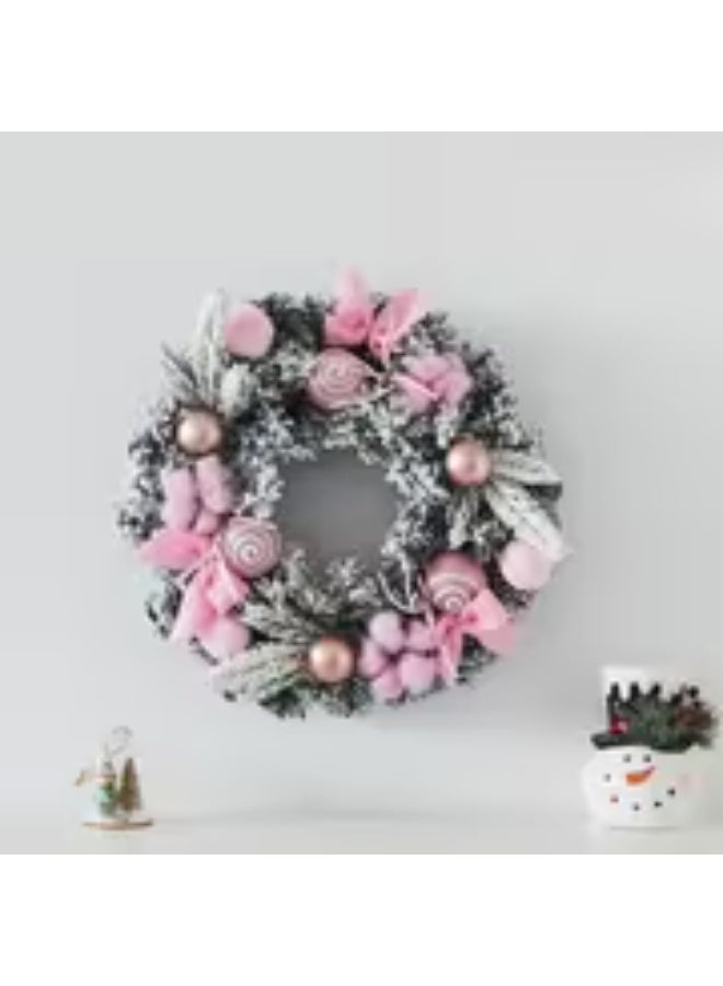 إيروريكس طقم 2 إكليل عيد الميلاد – ديكور احتفالي للمنزل وتعليق الشجرة - Image 5