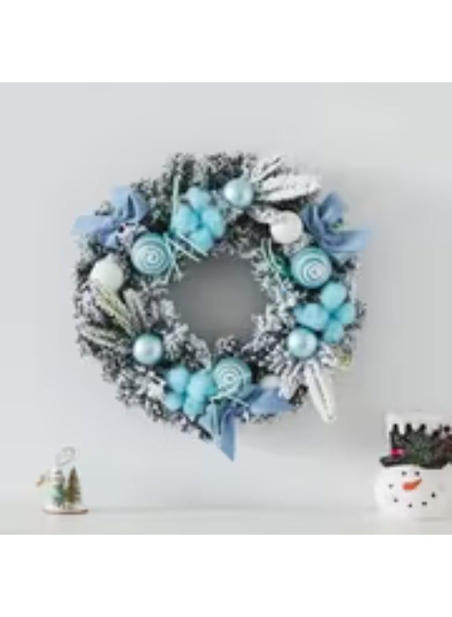 إيروريكس طقم 2 إكليل عيد الميلاد – ديكور احتفالي للمنزل وتعليق الشجرة - Image 4