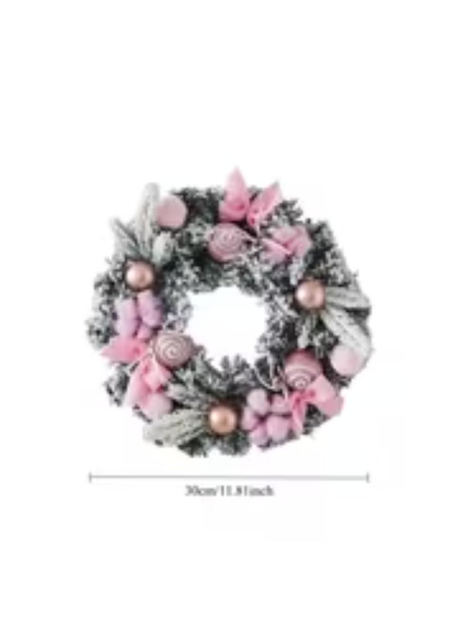 إيروريكس طقم 2 إكليل عيد الميلاد – ديكور احتفالي للمنزل وتعليق الشجرة - Image 3