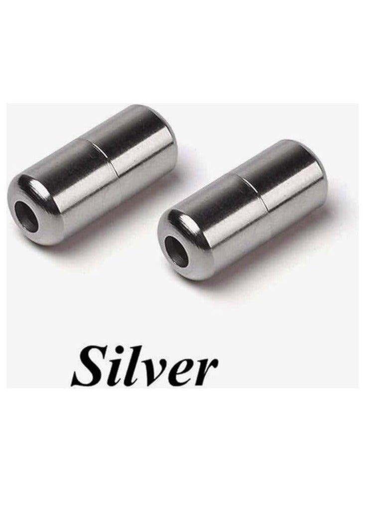 1 Pair No Tie Elastic Shoelaces with Quick Release - Stretchy Rubber Shoe Laces with Lace Lock for Daily Shoes for Adults and Kids black - Image 5