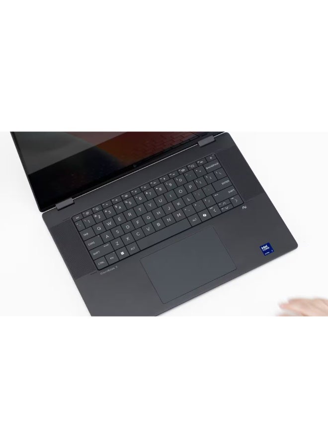 HP OmniBook X Flip 16-as0023dx 2-in-1 Laptop, 16" 2K IPS Touchscreen, Intel Core Ultra 7 256V, 16GB RAM, 512GB SSD, Intel Arc 140V Graphics, English Backlit Keyboard, Windows 11 Home, Eclipse Gray English Eclipse Gray - Image 2