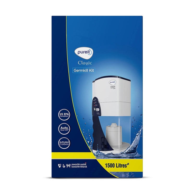 Pureit Germkill kit for Classic 23 L water purifier - 1500 L Capacity, Activated Carbon, Multicolour - Image 4