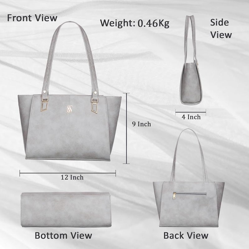 Fostelo Women's Time Square Satchel Tote Handbag for Women | Ladies Purse | Stylish Shoulder Bag | Gift For Women - Image 3