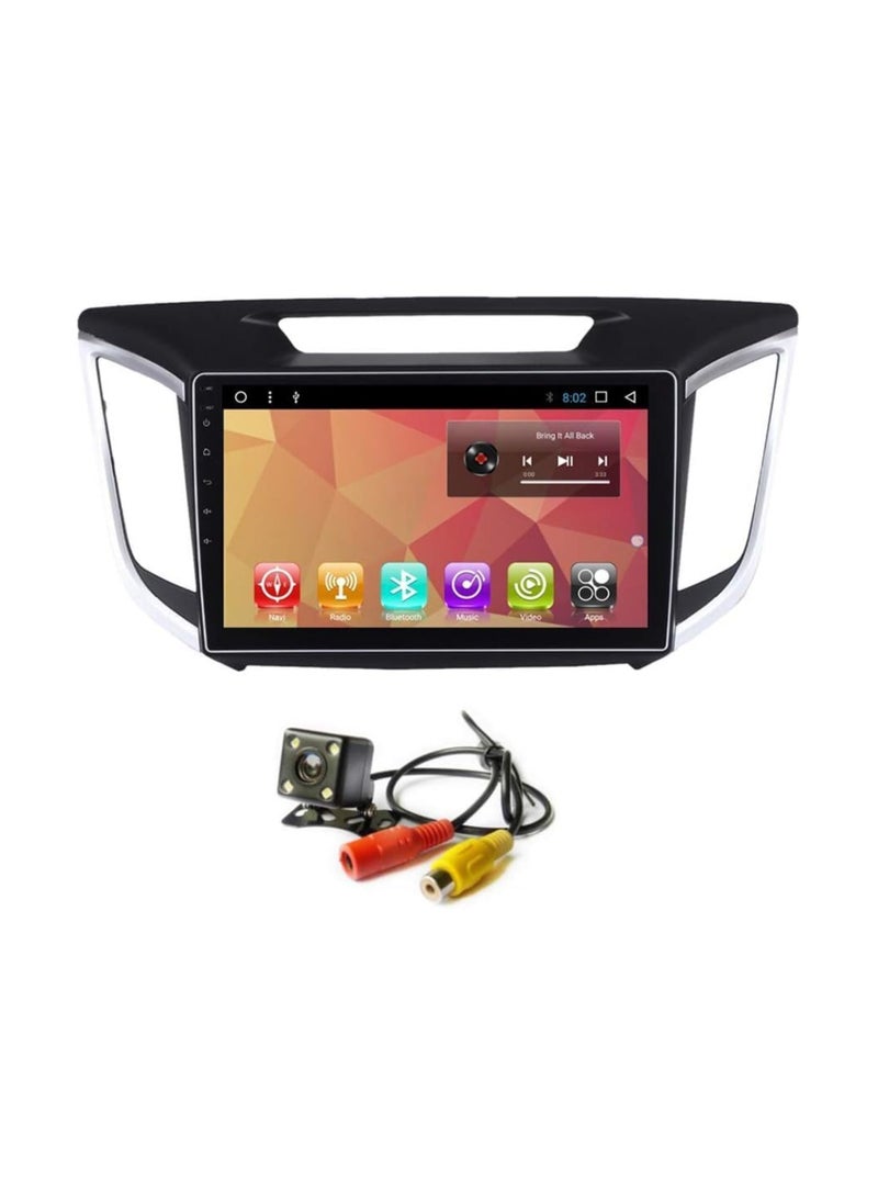 SHEZA STAR Android Car Stereo for HYUNDAI CRETA IX25 2014 2015 2016 2017 2018 2019 4GB RAM 64GB ROM 9 Inch Support Apple Carplay,  MirrorLink WiFi BT, IPS Touch Screen with AHD Camera Included  - Image 3