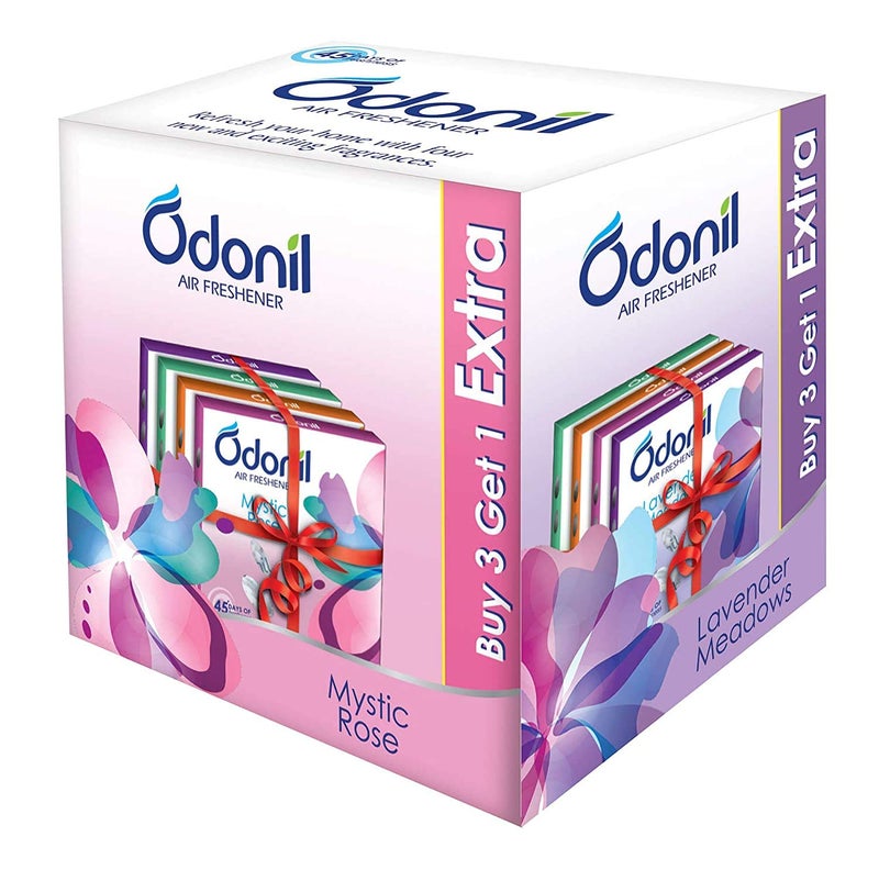 Odonil Air Freshner Blocks 50g Pack Of 8 ( Buy 6 Get 2 Free Assorted) - Image 1
