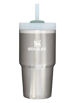 Stanley Stanley Quencher H2.0 Tumbler with Straw 20 oz | Twist On 3-Way Lid | Cupholder Compatible for Travel | Insulated Stainless Steel Cup | BPA-Free | Stainless Steel Shale  - Image 1