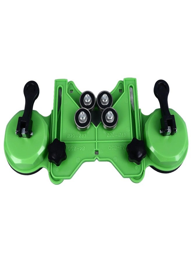 Jectse Tile Hole Saw Jig Fixture, Adjustable and Portable with 2 Suction Cups, Drilling for Ceramic, Glass, Porcelain, and Marble (Locator) - Image 1